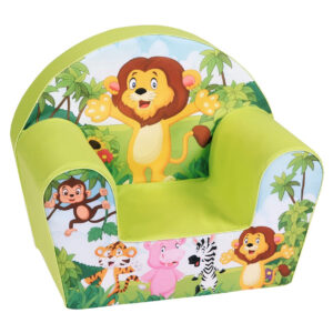Delsit - Kids' Armchair – a comfortable, child-safe kids' chair for the nursery, lion