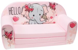 Delsit- Sofa piankowa rozkładana dla dzieci SŁONIK