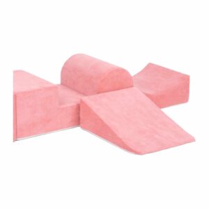 Delsit - Plush foam soft play set for children pink