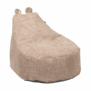 Delsit - Soft corduroy bean bag beige flow