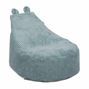 Delsit - Soft corduroy flow bean bag turquoise