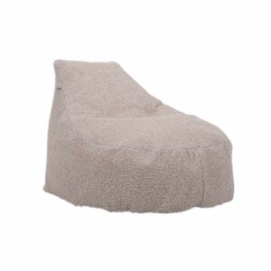Delsit - Bouclé bean bag beige flow