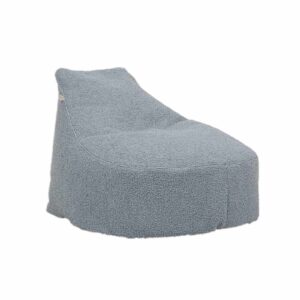 Delsit - Bouclé bean bag blue flow