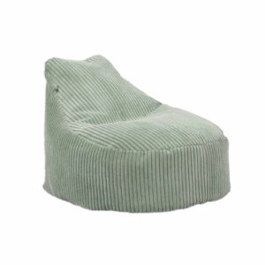 Delsit - Corduroy bean bag green flow